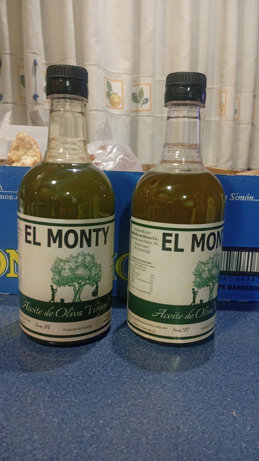 Aceite de oliva Virgen extra SIN FILTRAR .